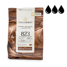 Шоколад молочный Callebaut  33,6% (823-RT-U71) 2,5 кг
